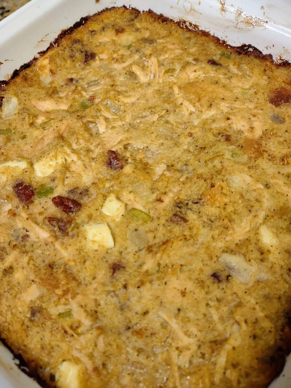 Dressing baked scaled