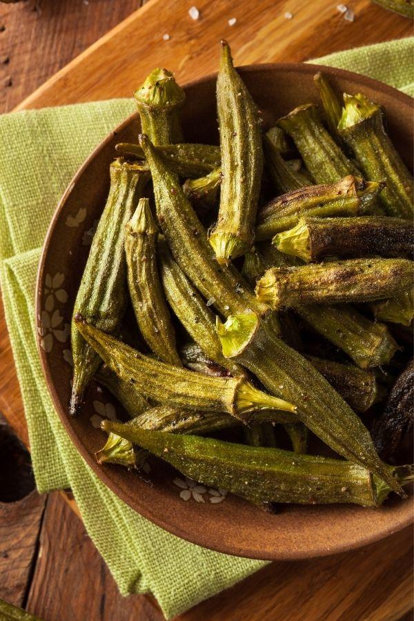 roasted okra