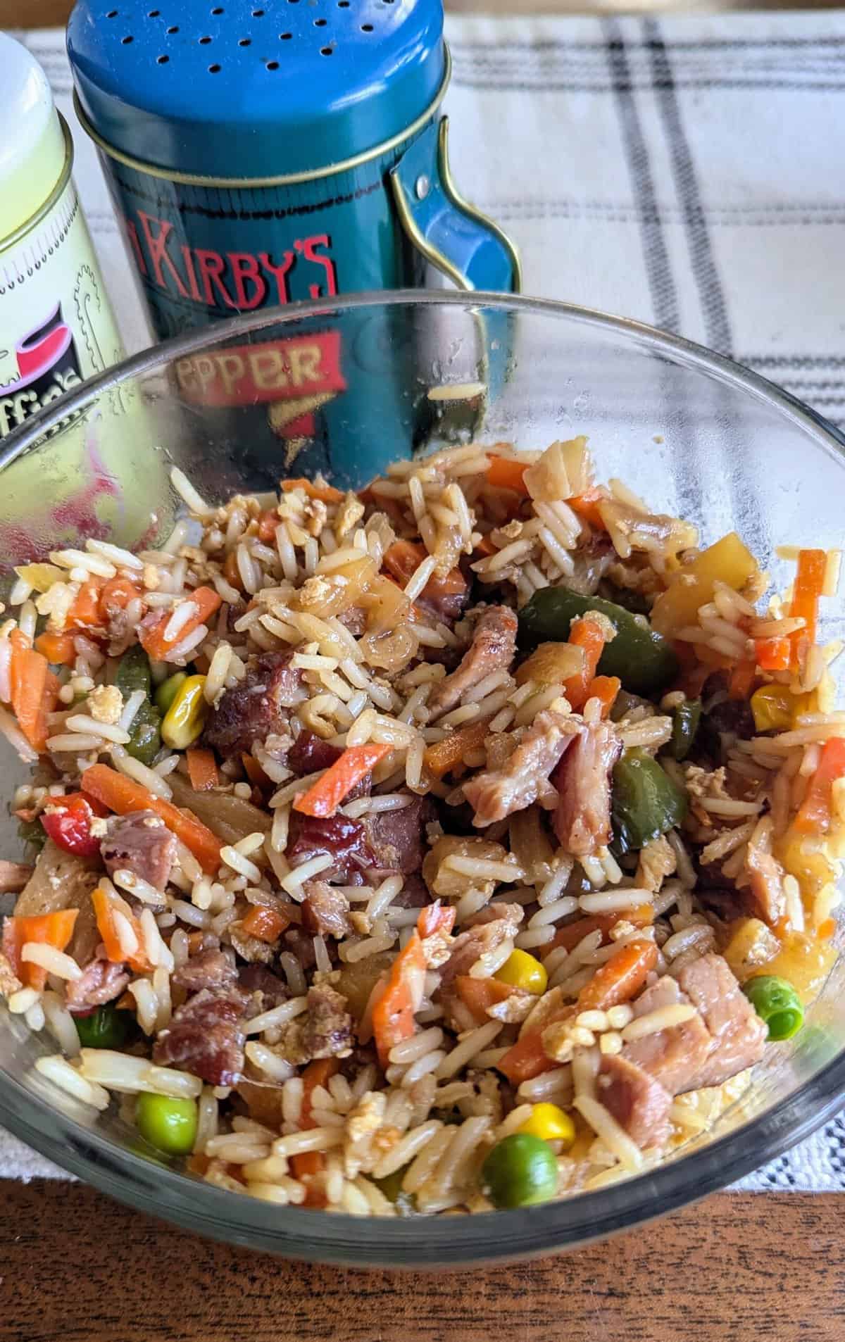 pineapple ham fried rice
