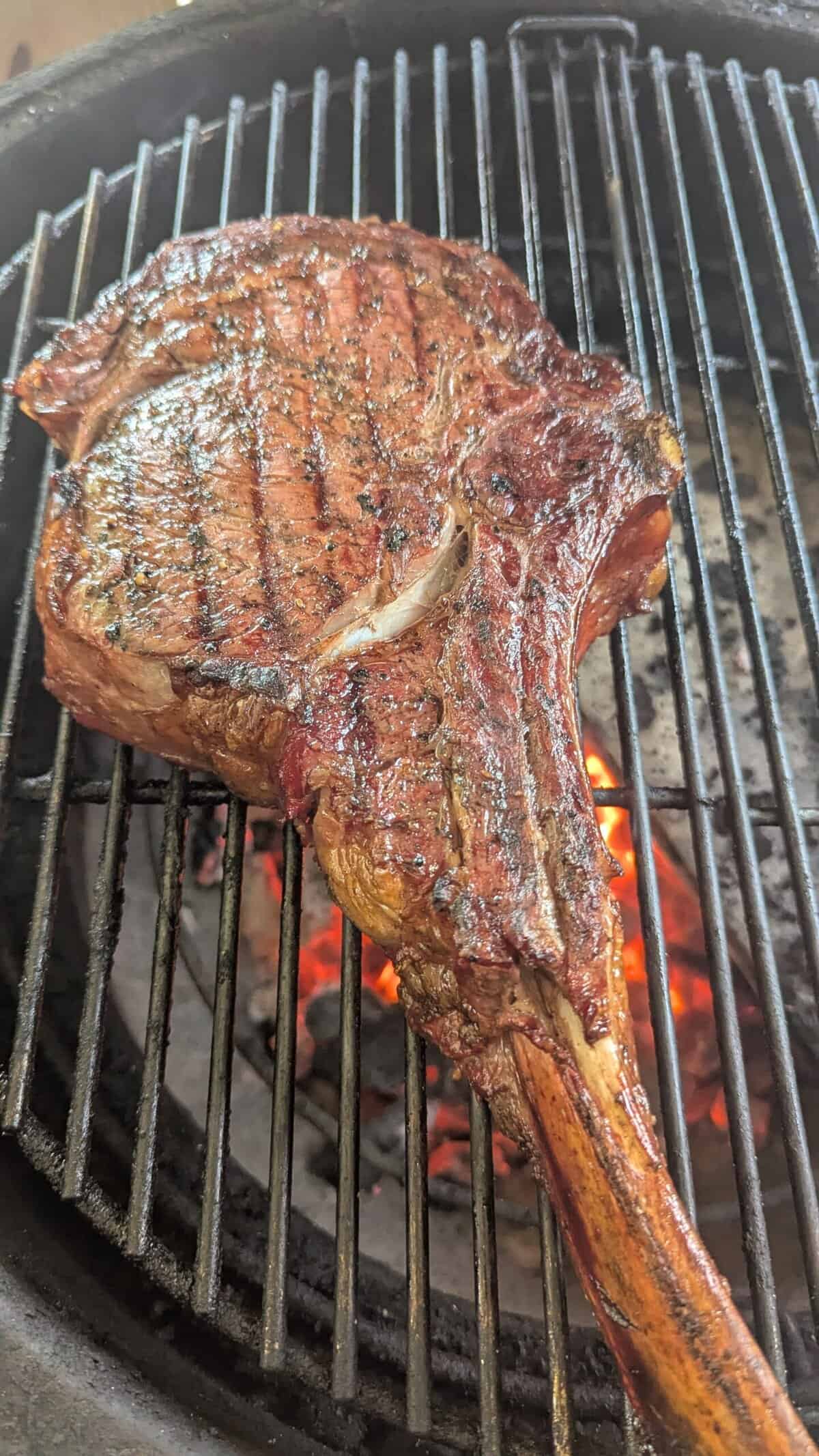 grilled tomahawk steak scaled grilled tomahawk steak