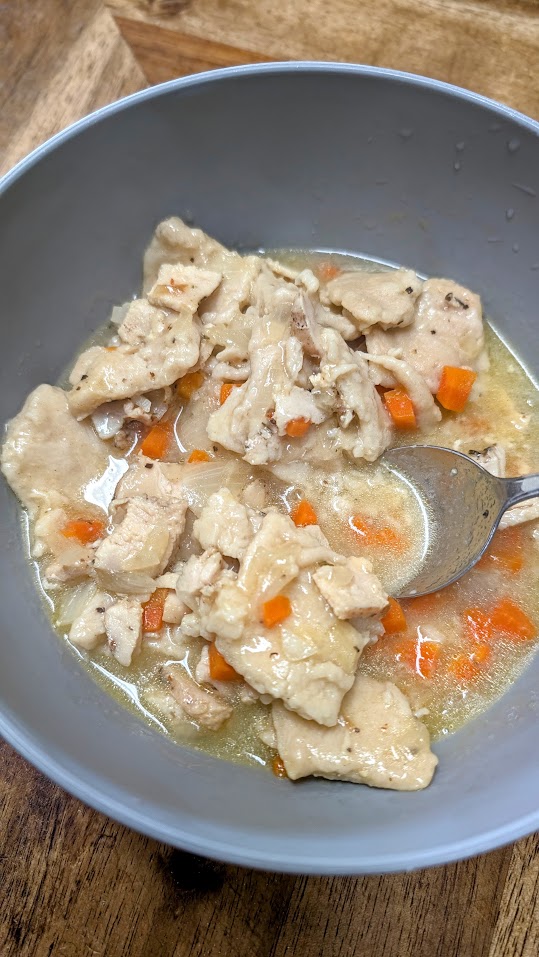 Low Carb Chicken and Dumplings